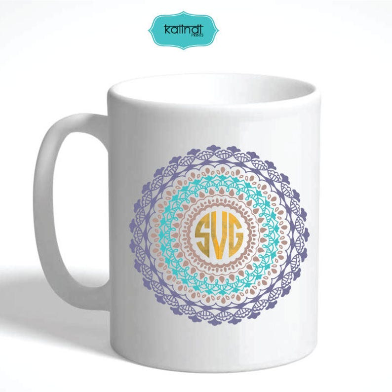 Free Free 166 Mandala Flower Monogram Svg SVG PNG EPS DXF File