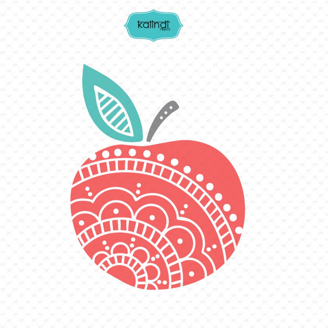 Download Apple mandala svg files teacher flowers svg teacher svg | Etsy