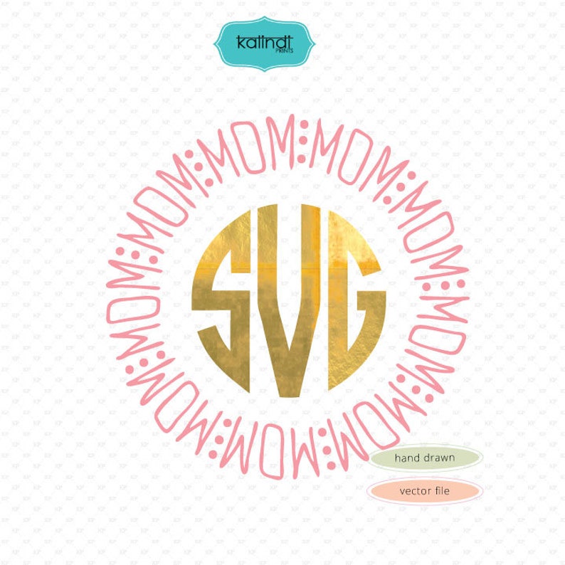 Download Mom Monogram SVG file mom svg svg file mother svg mom | Etsy