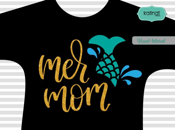 Download Mermom Svg Mermaid Cut File Beach Svg Mermaid Silhouette Etsy