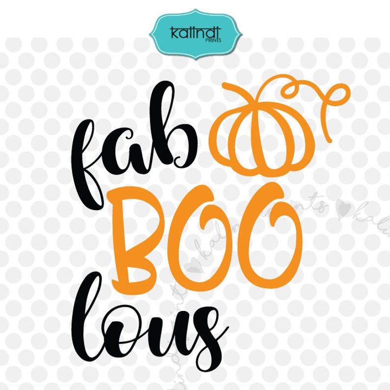 Fab-boo-lous Svg Halloween Svg Faboolous Svg Halloween | Etsy