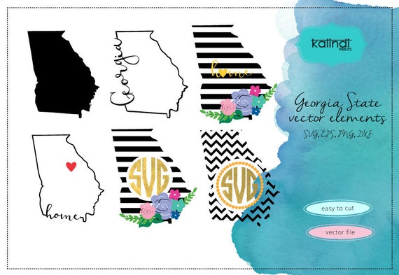 Georgia Svg Georgia Vector File Georgia SVG File GA Svg | Etsy
