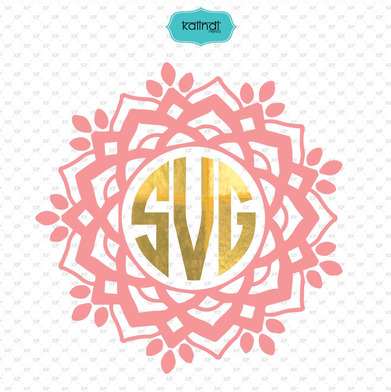 Download Mandala Svg Flower Monogram
