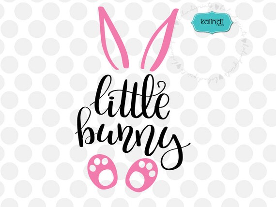 Download Little bunny svg easter svg hand-lettered svg bunny svg | Etsy