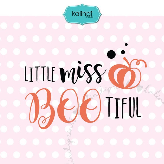 Download Little Miss Boo Svg Girl Svg Halloween Svg Baby Halloween Etsy