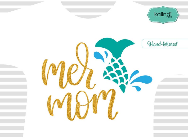 Download Mermom svg mermaid cut file beach svg mermaid silhouette | Etsy