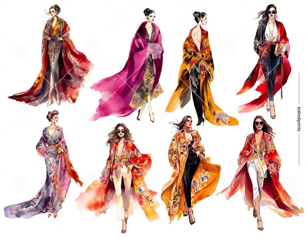 32 Glamour Girls Printable Stickers, COMMERCIAL USE, PNG, Digital ...