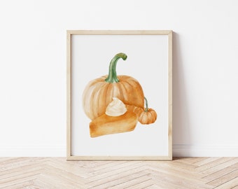 Pumpkin Pie Art Print