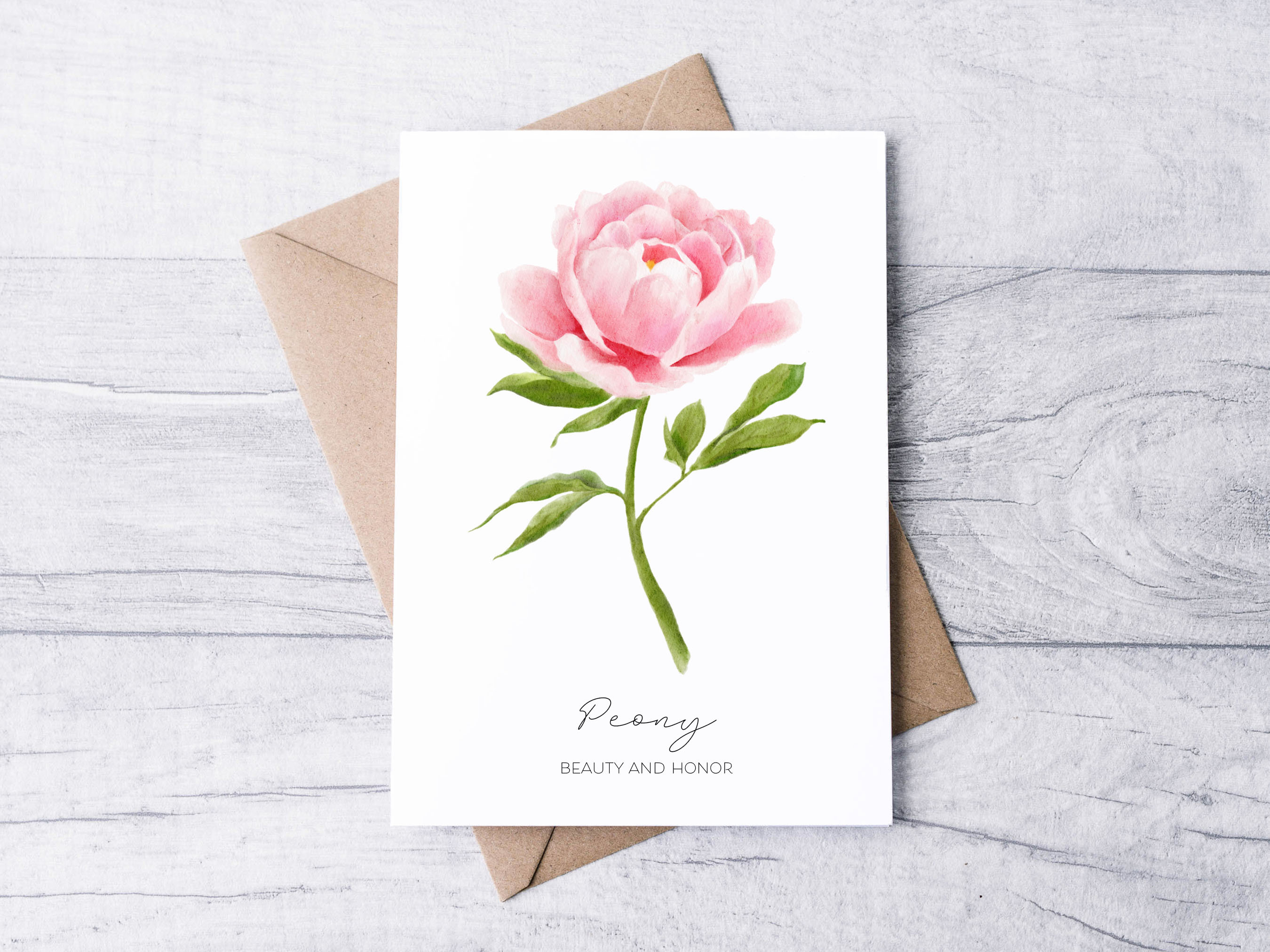 Peony Garden | Greeting Card Peony Garden | Greeting Card