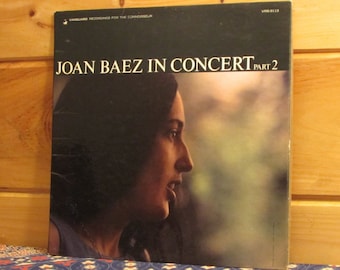 Vintage Joan Baez In Concert Part 2 33 1/3 Vinyl Record