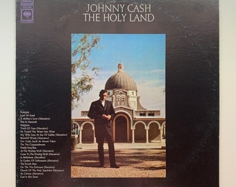 Vintage Johnny Cash The Holy Land 33 1/3 Vinyl Record