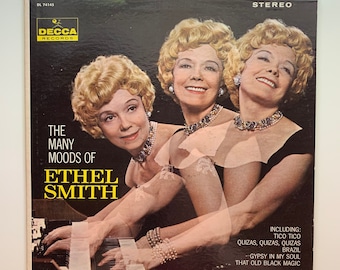 Vintage The Many Moods Of Ethel Smith 33 1/3 Vinyl Record