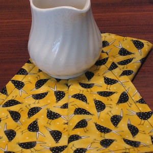 Cloth Napkins - Yakkity Yak, Large, Double sided, Cotton, Set of Four
