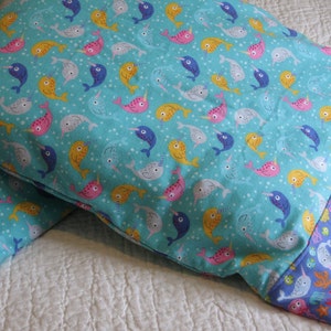 Pillowcase - Sea of Dreams, Individual, Standard Size, Cotton Flannel