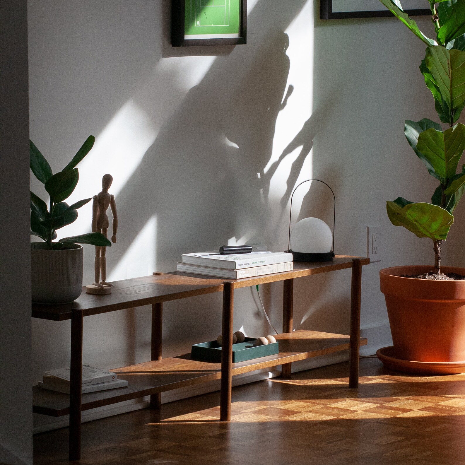 Low Shelving Unit Wooden Shelving Unit Modern Shelving Unit Etsy