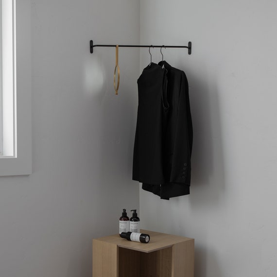 Multi-Function Corner Coat Rack, Floor Stationary Clothes Hanger