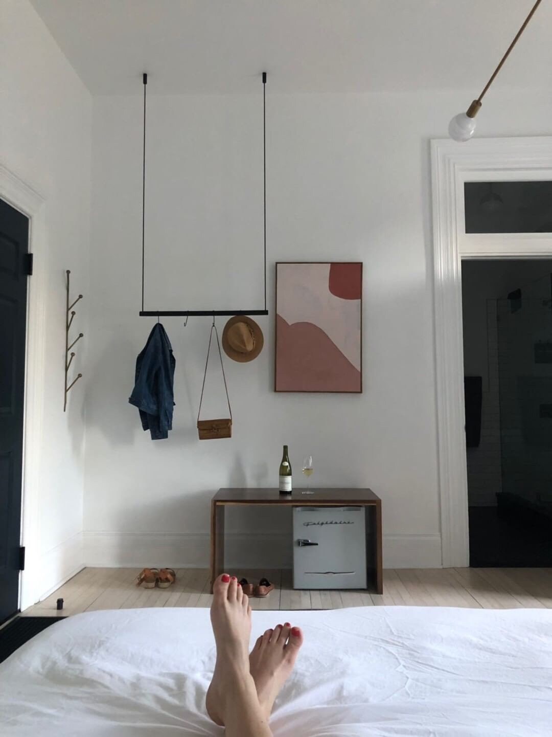 Moderner Kleiderständer in Schwarz Deckenaufhängung | Etsy