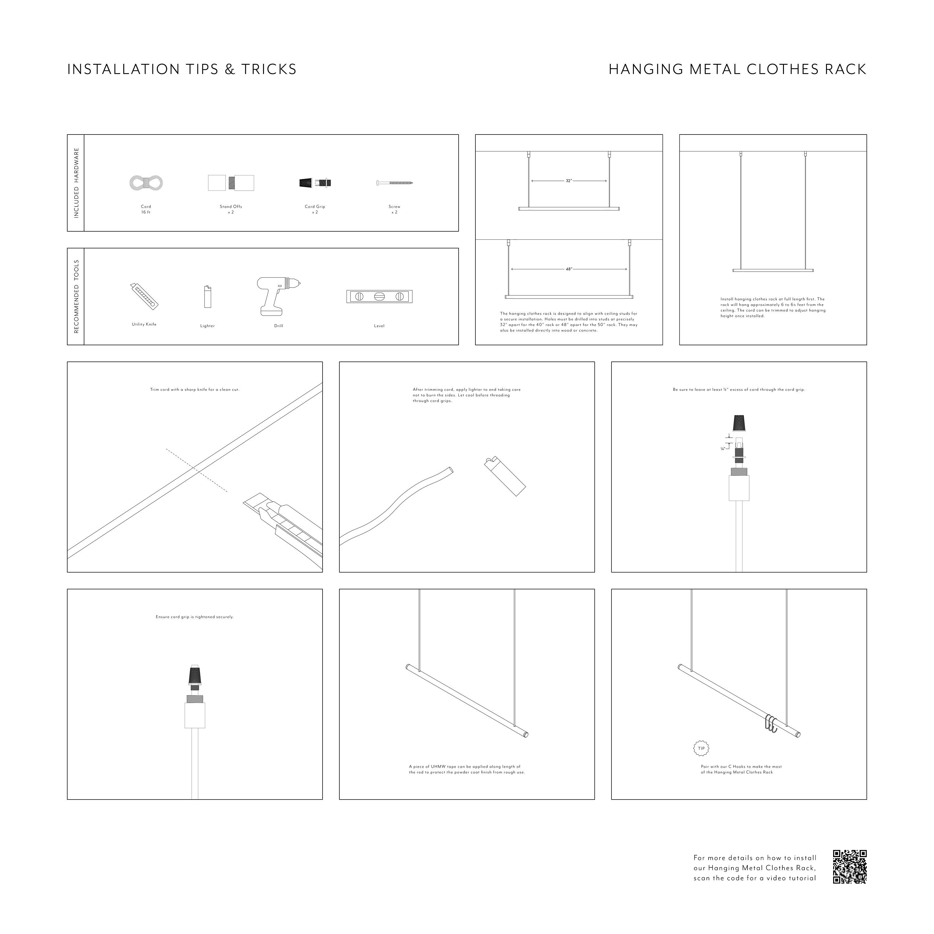 Hanging Metal Clothes Rack Ceiling Mounted Hanging Clothes Etsy Canada