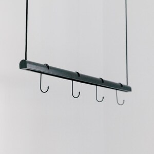 Hanging Clothes Rack Sm Black Modern Garment Racks image 7