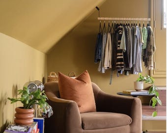Ceiling Hanging Clothing Rack | Garment Display