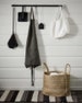 Modern Black Peg Rail • Black Coat Rack • Coat Rack in Black 