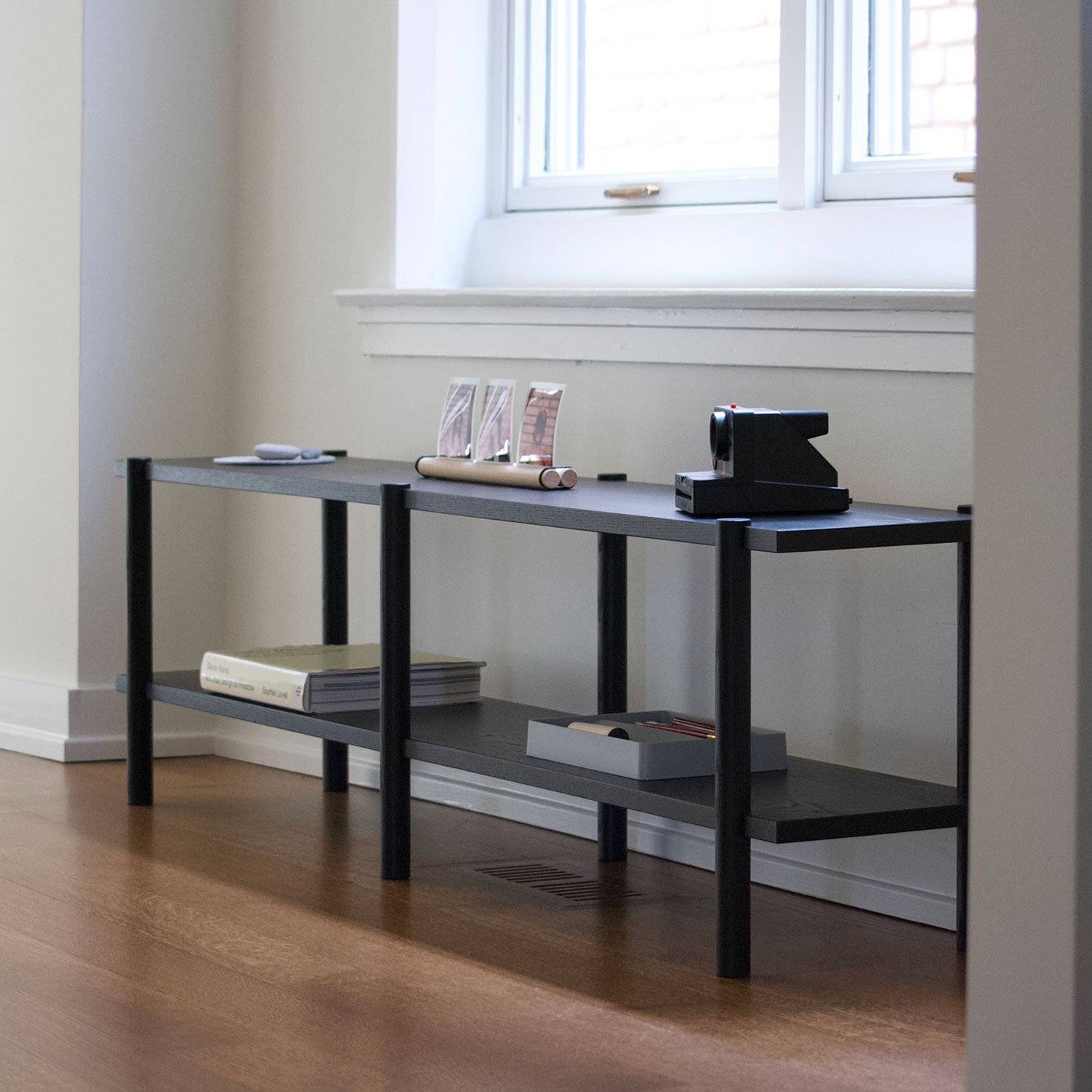 Low Shelving Unit Wooden Shelving Unit Modern Shelving Unit Etsy