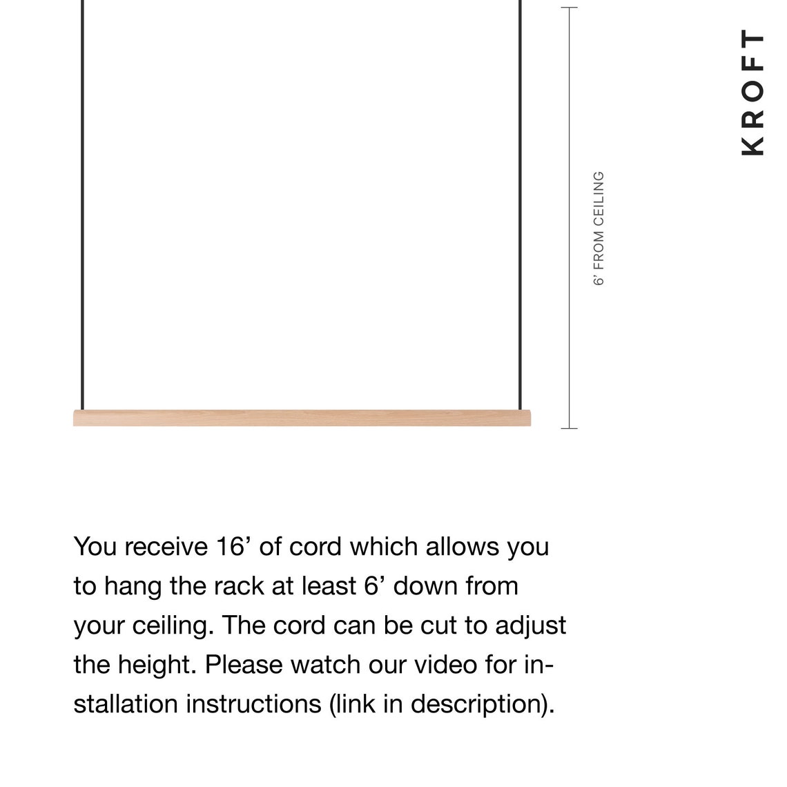 Hanging Clothes Rack Ceiling Mounted Hanging Clothes Rack Etsy Canada