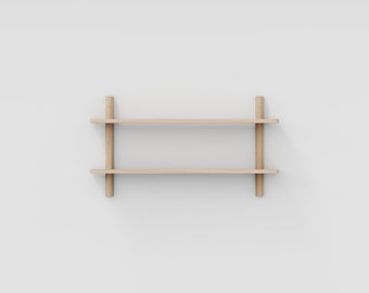 Double Floating Shelf 30" | Modern Wall Shelving