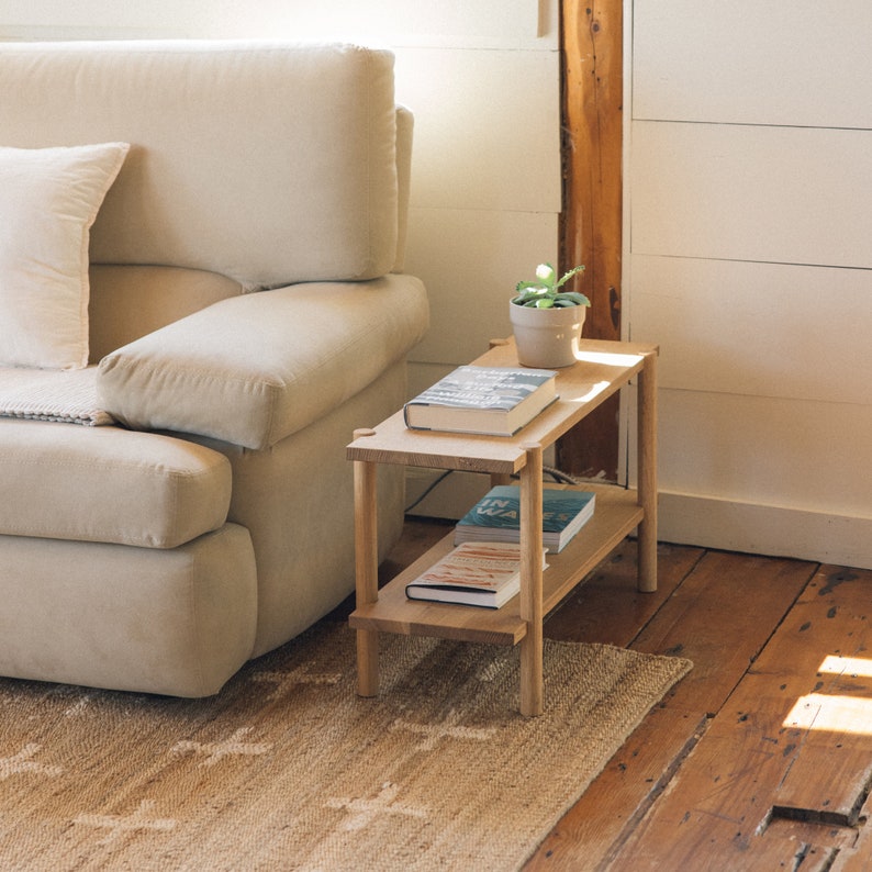 Low Shelving Unit Wooden Shelving Unit Modern Shelving Unit Etsy