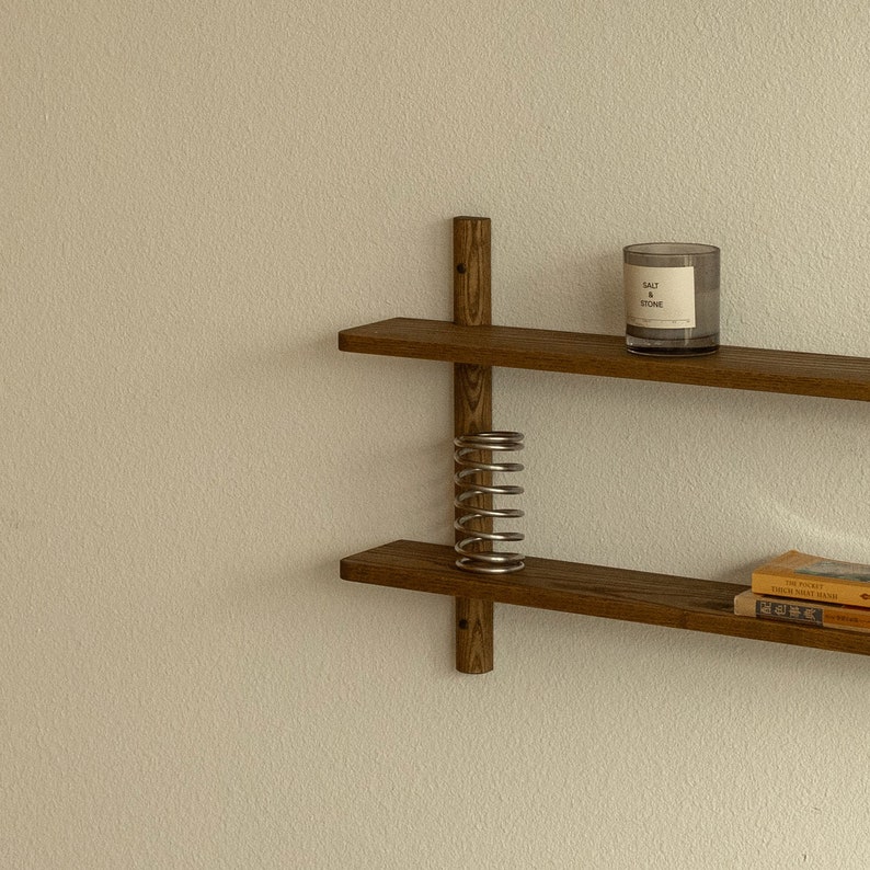 Double Floating Shelf 45 Modern Wall Shelving image 3