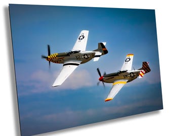 P-51 マスタング「グラマラス グレン」カットアウェイ ポスター アート