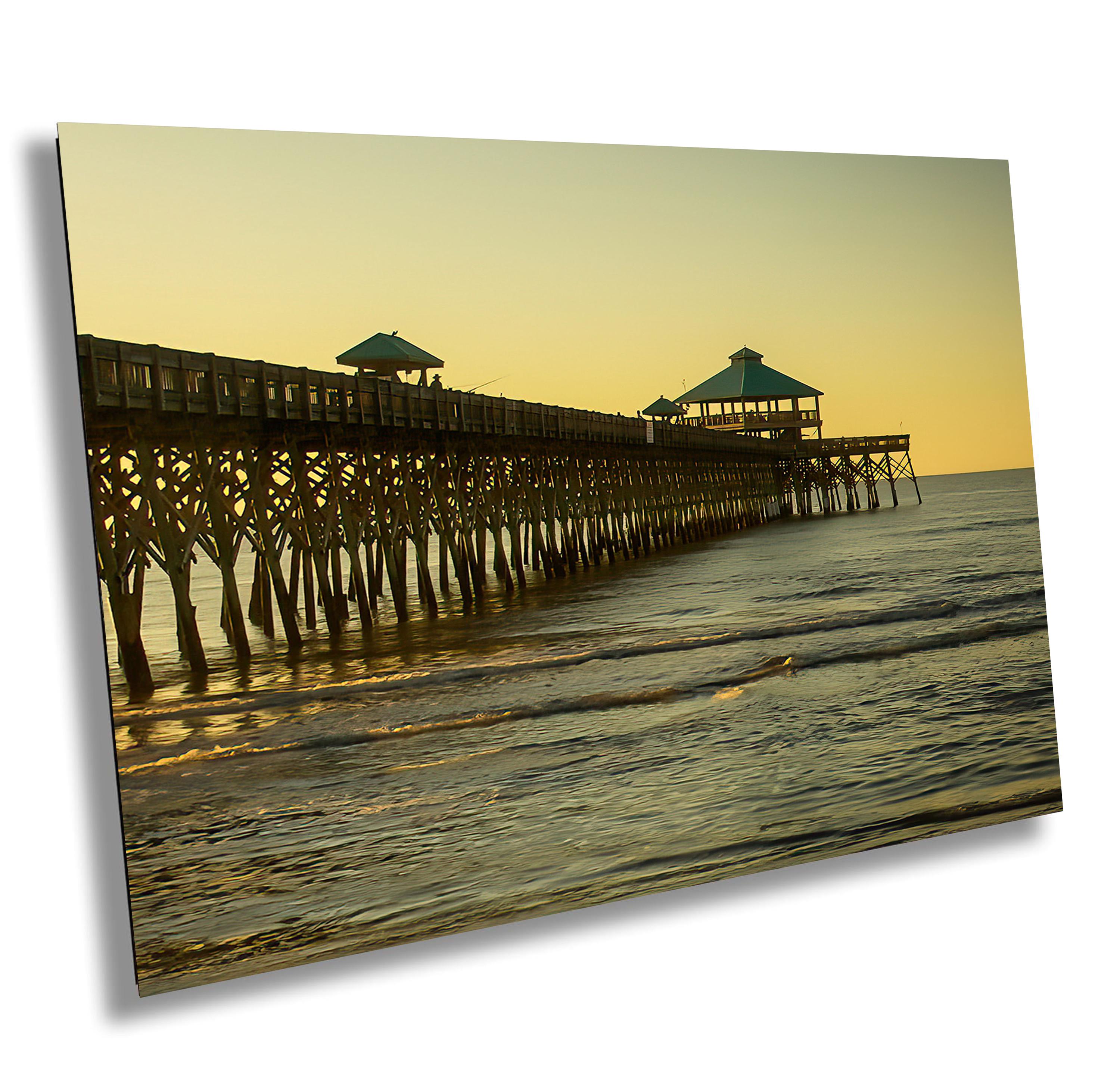 Folly Beach Pier Print: South Carolina Coastal Wall Art