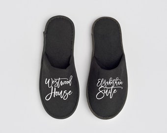 personalized house slippers