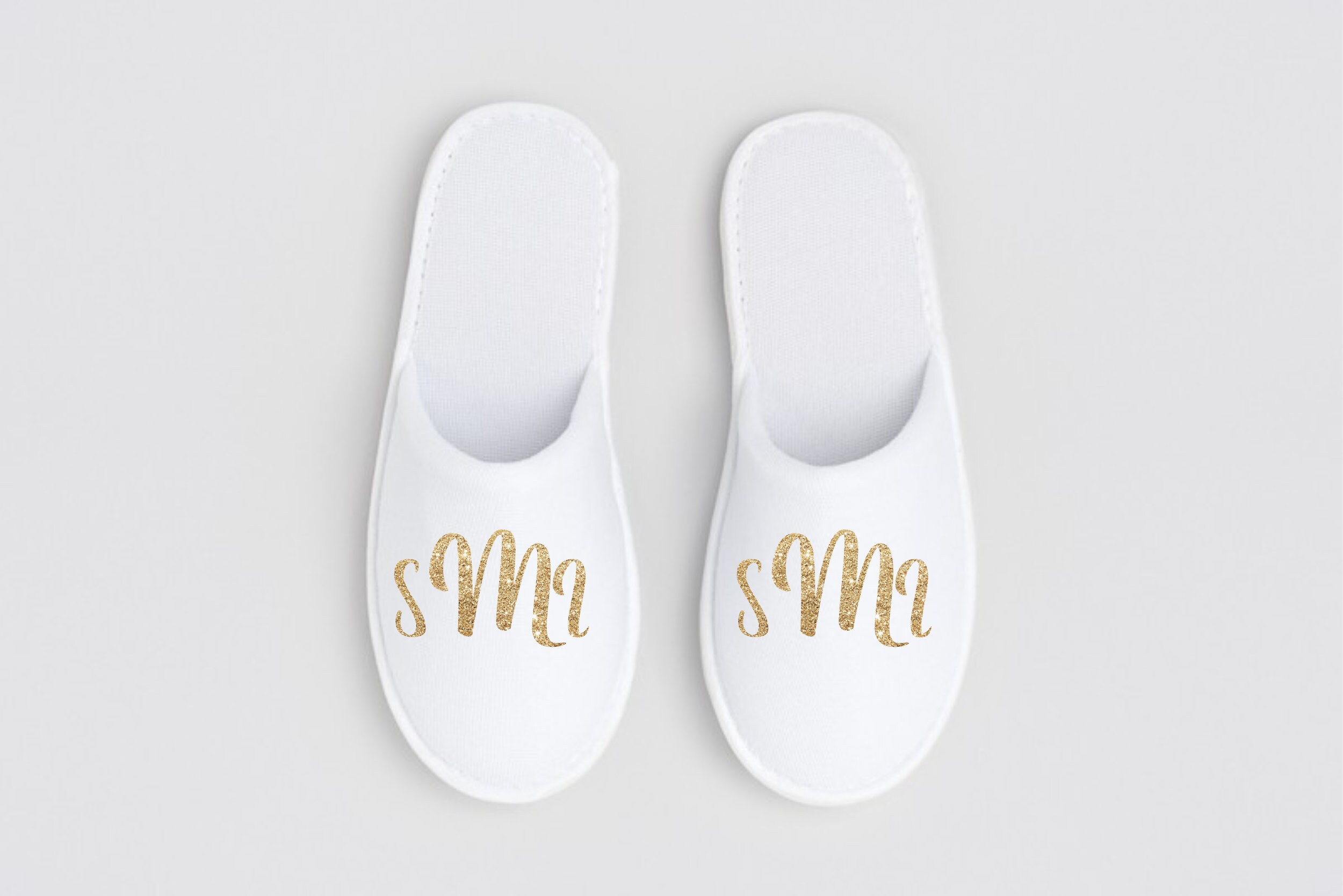 white slippers for wedding guests