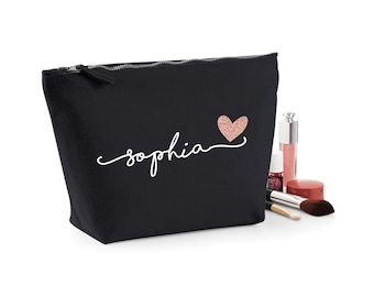 Makeup Bag Personalized, Custom Makeup Bag, Personalized Bag, Bag Bridesmaid, Custom Toiletry Bag, Customized Makeup Bag, Wedding Gift