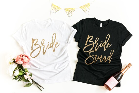 Bride Squad Shirts for Bachelorette 