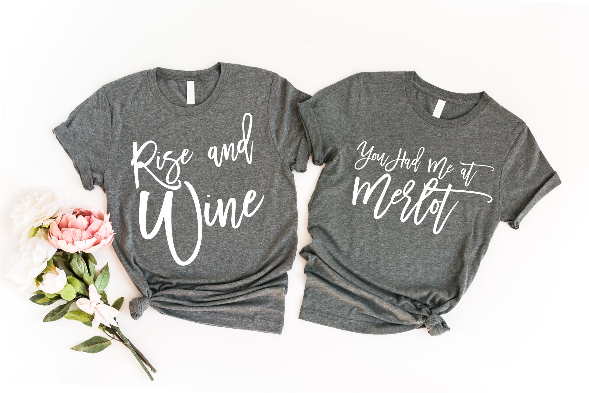 wine bridesmaid shirts