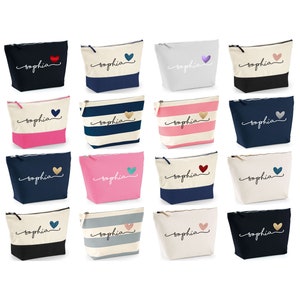 Teenager-Mädchen Geschenk, Teenager-Mädchen Geschenk, Teenager-Geschenke, Geschenke für Teenager-Mädchen, personalisierte Make-up-Tasche, Jubelgeschenke, benutzerdefinierte Kulturtasche