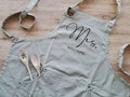 Personalized Apron with Pockets | Engagement or Bridal Shower Gift for Bride product logo