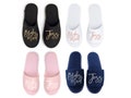 Bridesmaid Slipper,  Adult Party Favor, Bridesmaid Slippers Set, Custom Wedding Slipper, Personalize Bridal Slipper Woman, Girls Trip Gift product logo
