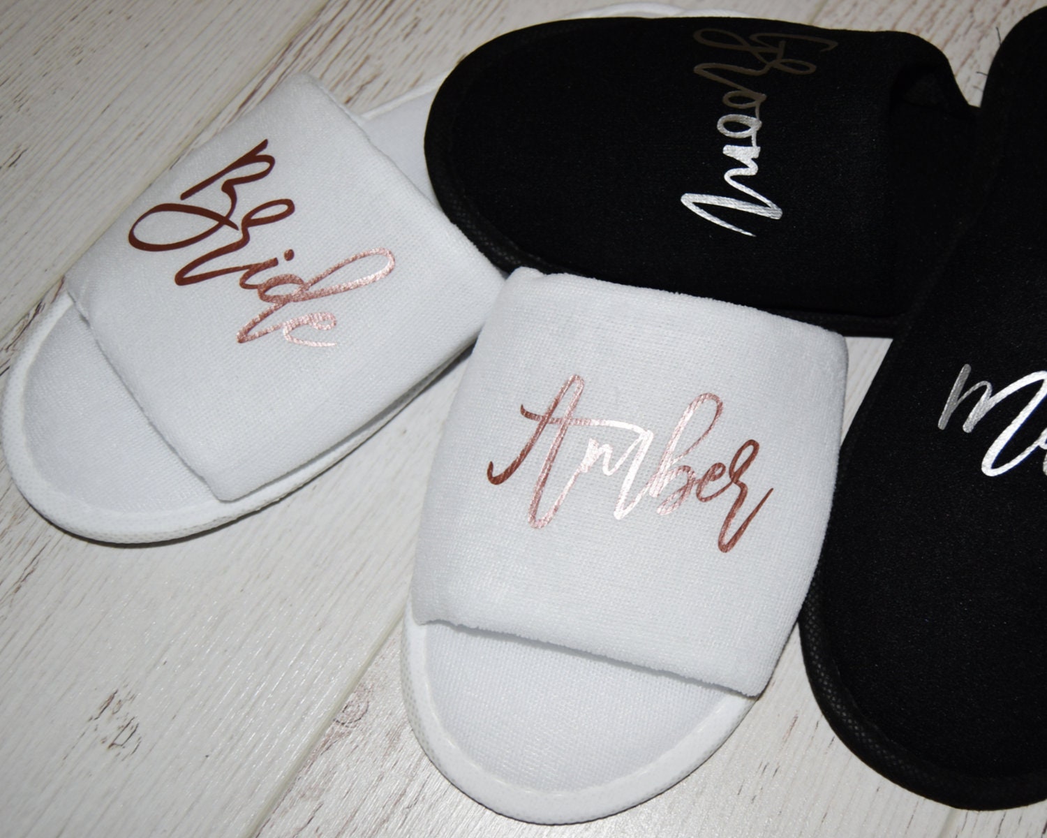 wedding day slippers