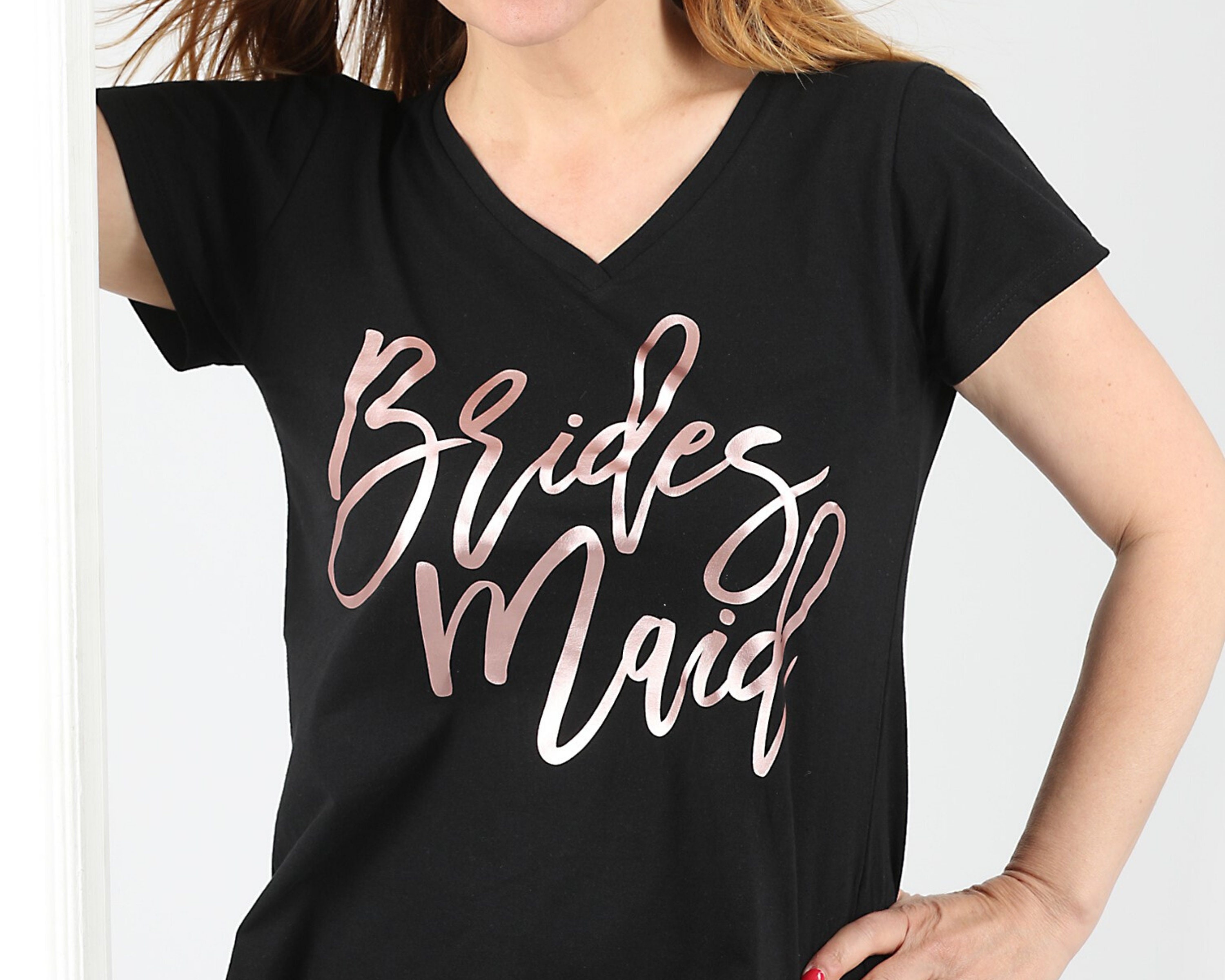 matching bridesmaid shirts