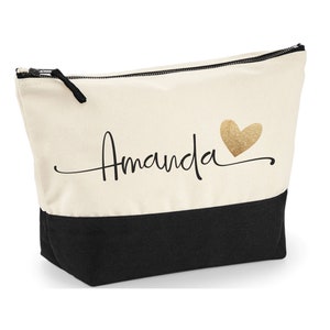 Presente personalizado para mulheres Presentes personalizados para sua bolsa de maquiagem Presentes de Natal personalizados para mulheres Presente exclusivo para mulheres Presente de aniversário