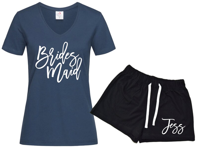 Bride Squad Pjs Set Bridal Party Pajamas Perfect for a Spa Etsy