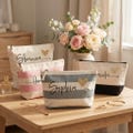 Makeup Bag Personalized, Custom Makeup Bag, Personalized Bag, Bag Bridesmaid, Custom Toiletry Bag, Customized Makeup Bag, Wedding Gift