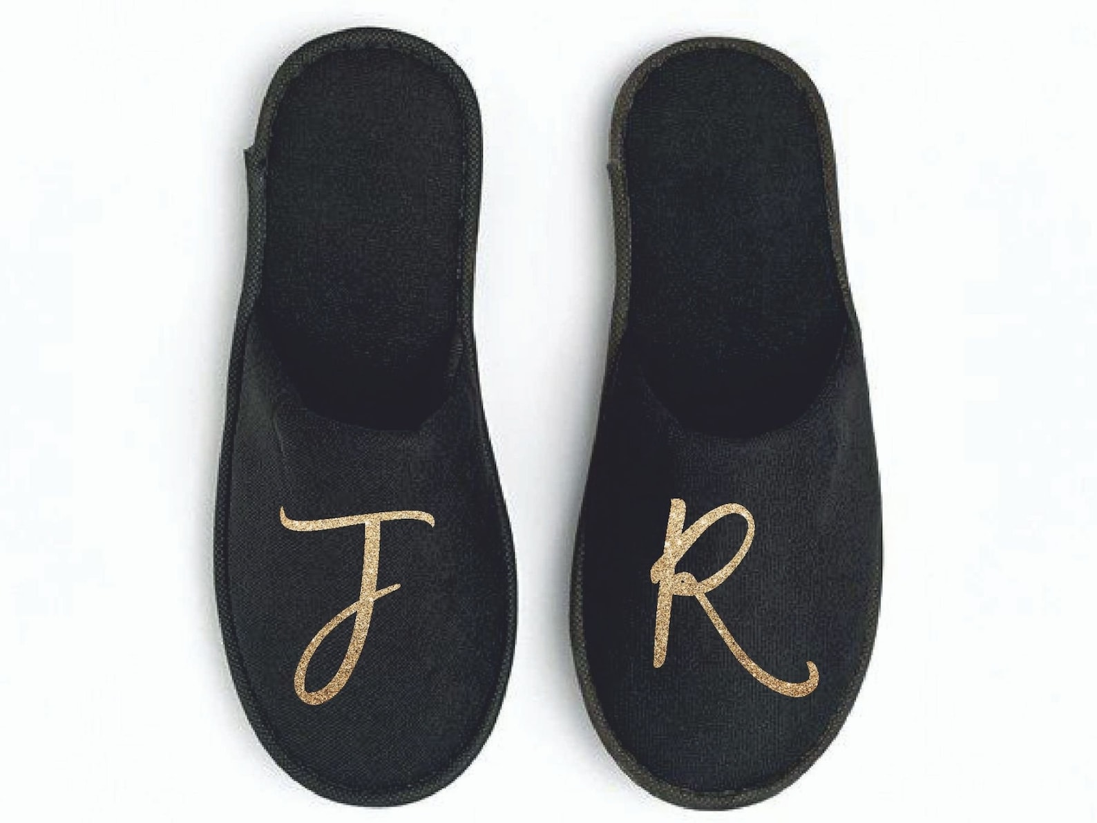monogrammed slippers