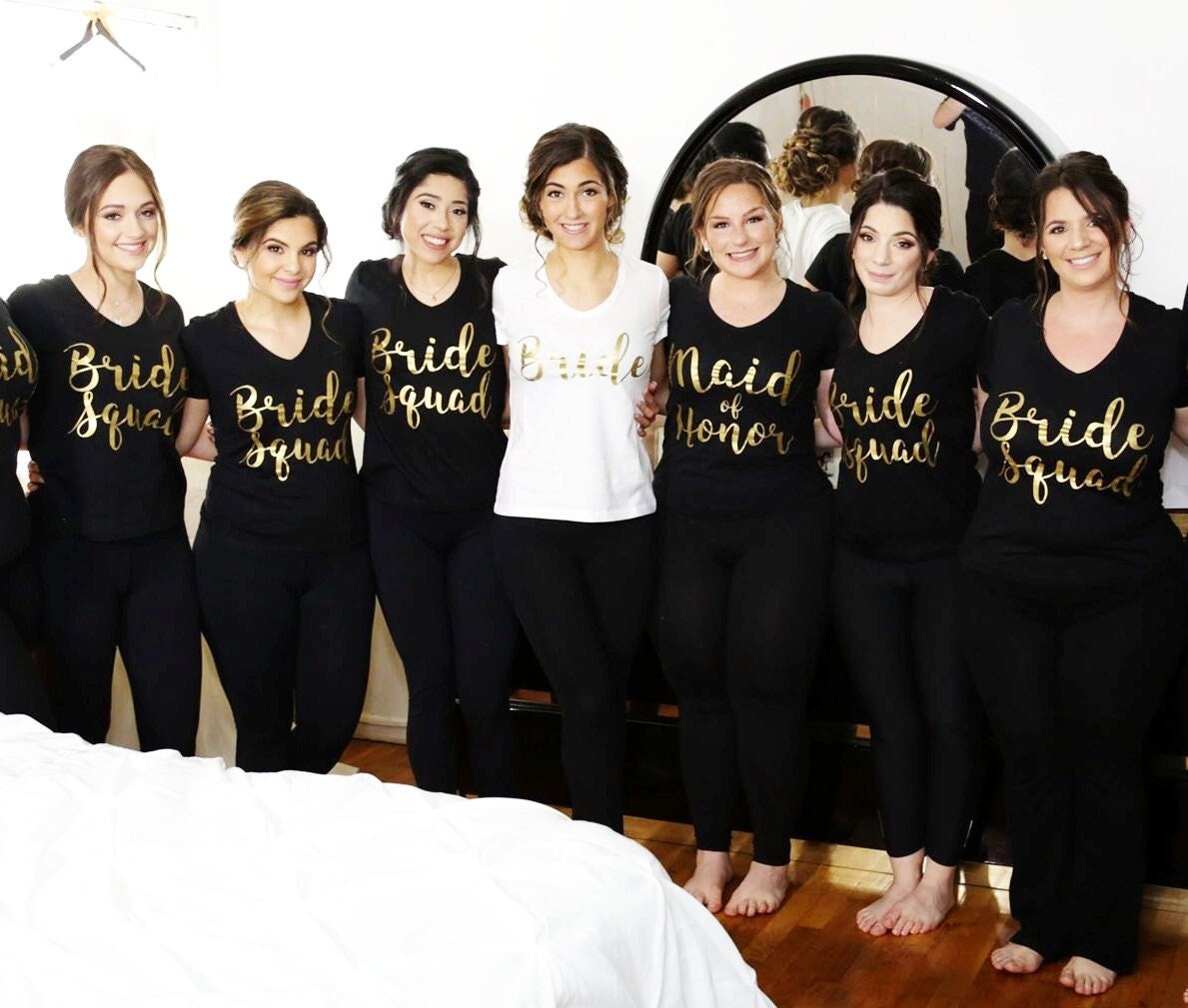 Bride Squad Shirts for Bachelorette 