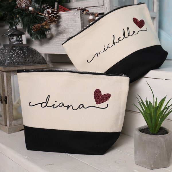 Teenager-Mädchen Geschenk, Teenager-Mädchen Geschenk, Teenager-Geschenke, Geschenke für Teenager-Mädchen, personalisierte Make-up-Tasche, Jubelgeschenke, benutzerdefinierte Kulturtasche