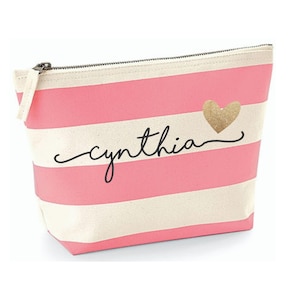 Teenager-Mädchen Geschenk, Teenager-Mädchen Geschenk, Teenager-Geschenke, Geschenke für Teenager-Mädchen, personalisierte Make-up-Tasche, Jubelgeschenke, benutzerdefinierte Kulturtasche