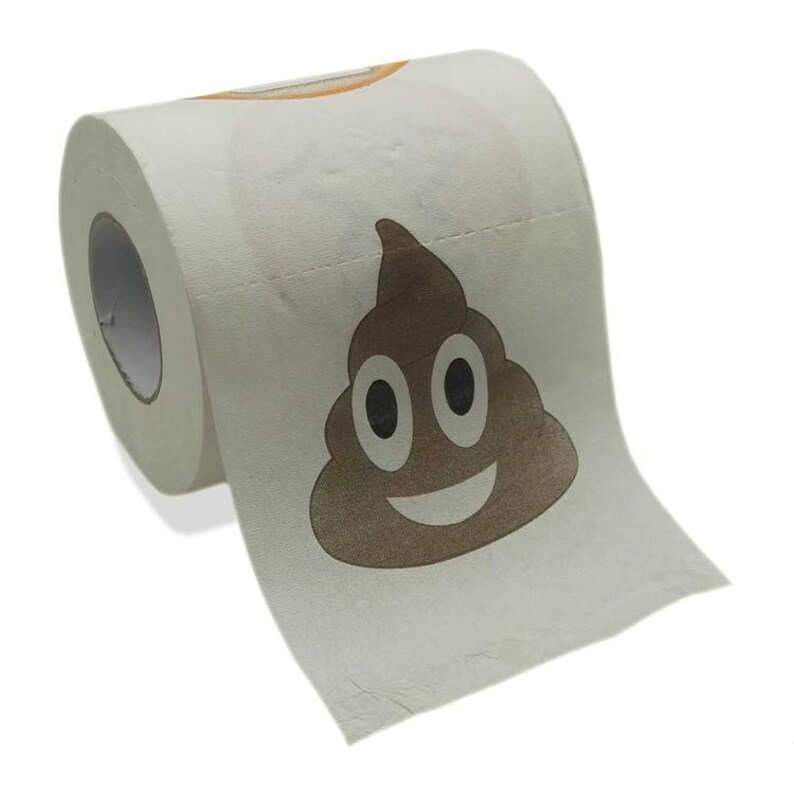 Emoji Toilet Paper Roll Emoticon 3 Ply Joke Tissue Paper Etsy